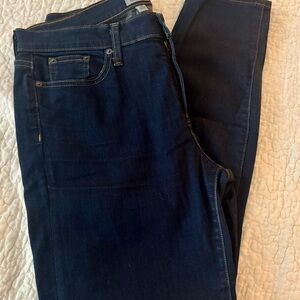 J. Crew Dark Wash Toothpick Jeans